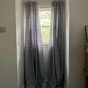 4 curtain panels 36”x94”